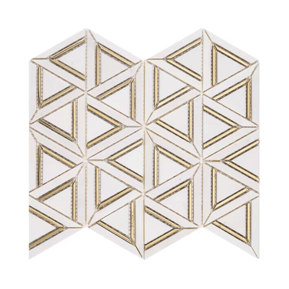 โมเสคหินอ่อน TIMELESS TILES รุ่น GRACE 35X31 ซม. สีขาว